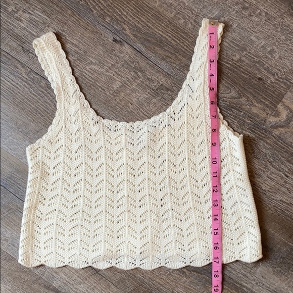 COTTON ON Crochet Cream Small Crop Top - Picture 13 of 13